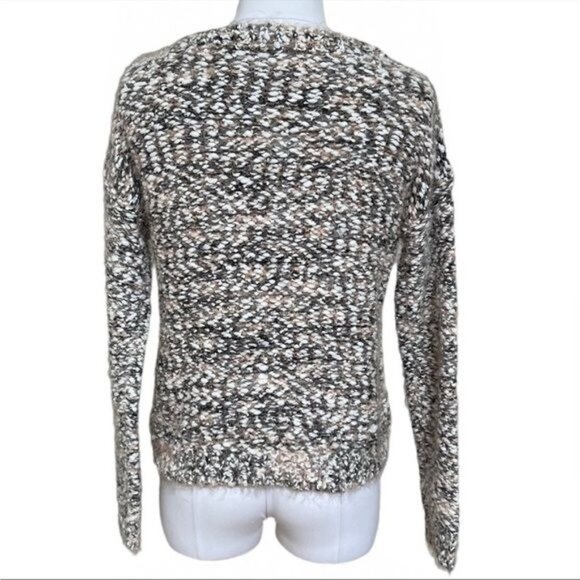 Anthropologie Noisy May Chunky Knit Sweater in Neutral Motif Size S NWT - Picture 12 of 14